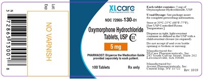 5 mg- 100 Count (Oxymorphone 5 mg)
